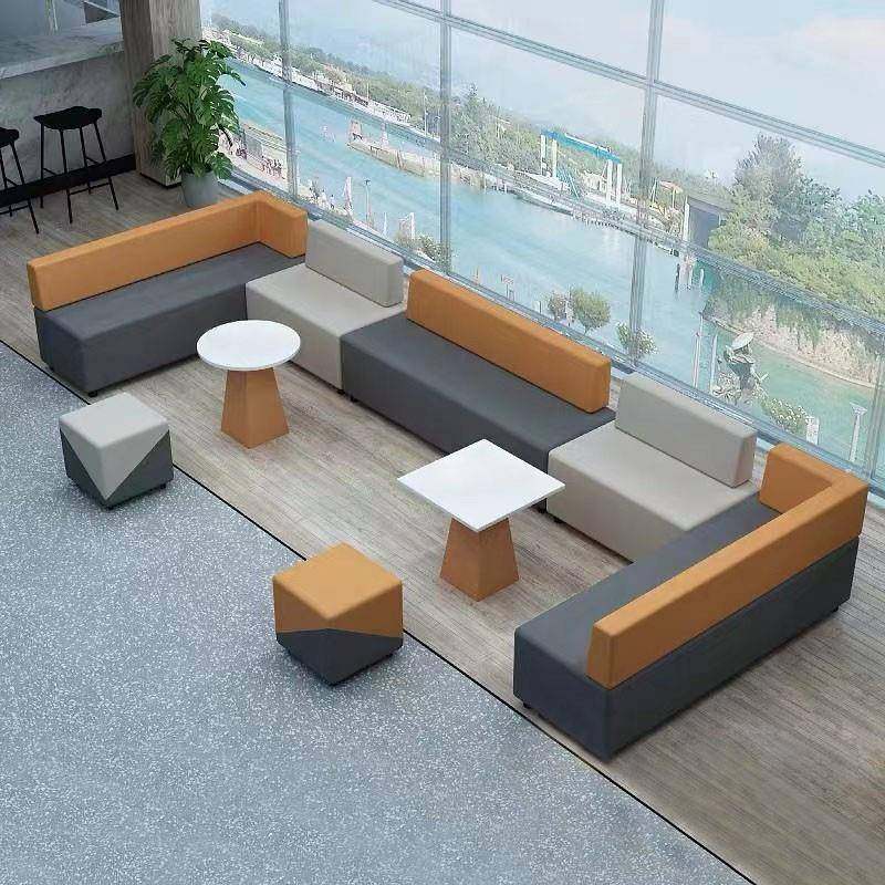 洽谈区办公室会客区接待区等候区组合转角沙发公司前台休闲沙发,淘宝优惠券,粉丝福利购,淘宝优惠卷