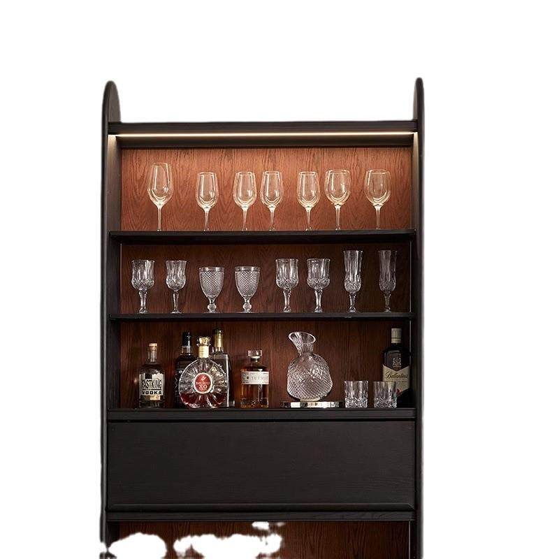 法式复古实木圆形书柜美式黑色书柜书架展示柜书房储物柜美式乡村,淘宝优惠券,粉丝福利购,淘宝优惠卷