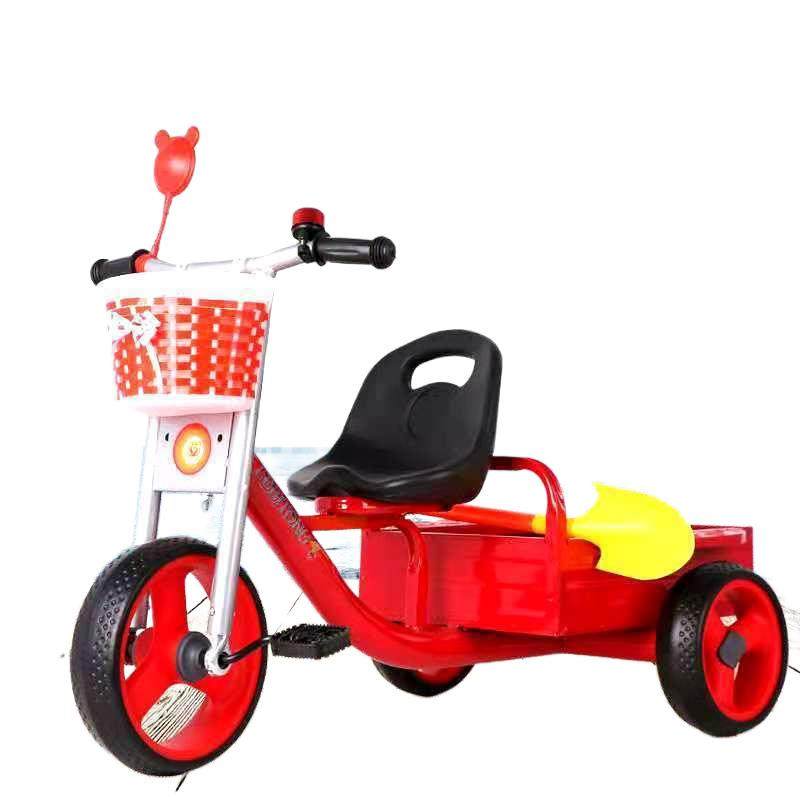 ij儿童三轮车1-6岁双人宝宝脚踏车手推车大号轻便童车,淘宝优惠券,粉丝福利购,淘宝优惠卷