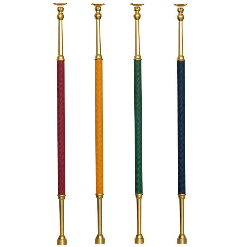 奇步轻奢皮革包覆铝镁合金楼梯扶手小柱简约现代平台护栏别墅家用,淘宝优惠券,粉丝福利购,淘宝优惠卷