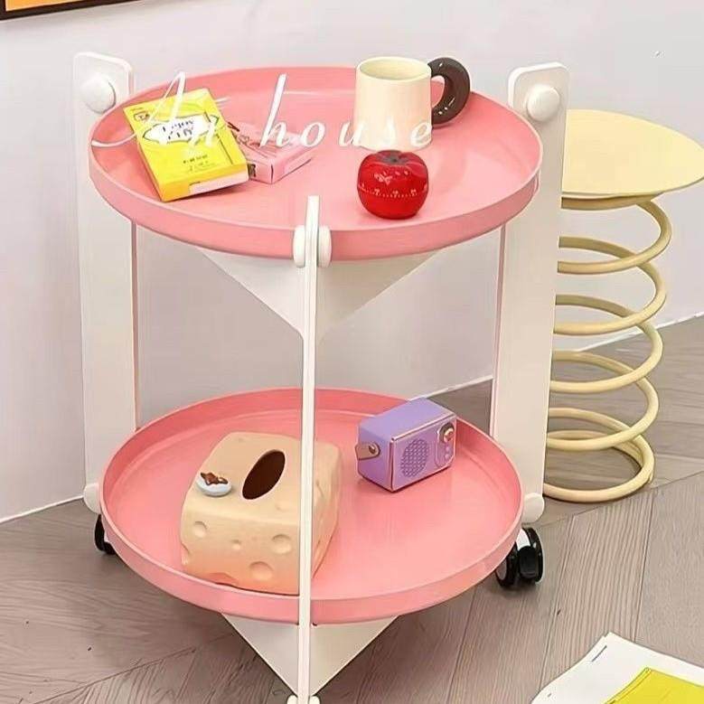 沙发边几边柜边桌创意角几迷你阳台小茶几床边小桌子移动简约推车,淘宝优惠券,粉丝福利购,淘宝优惠卷