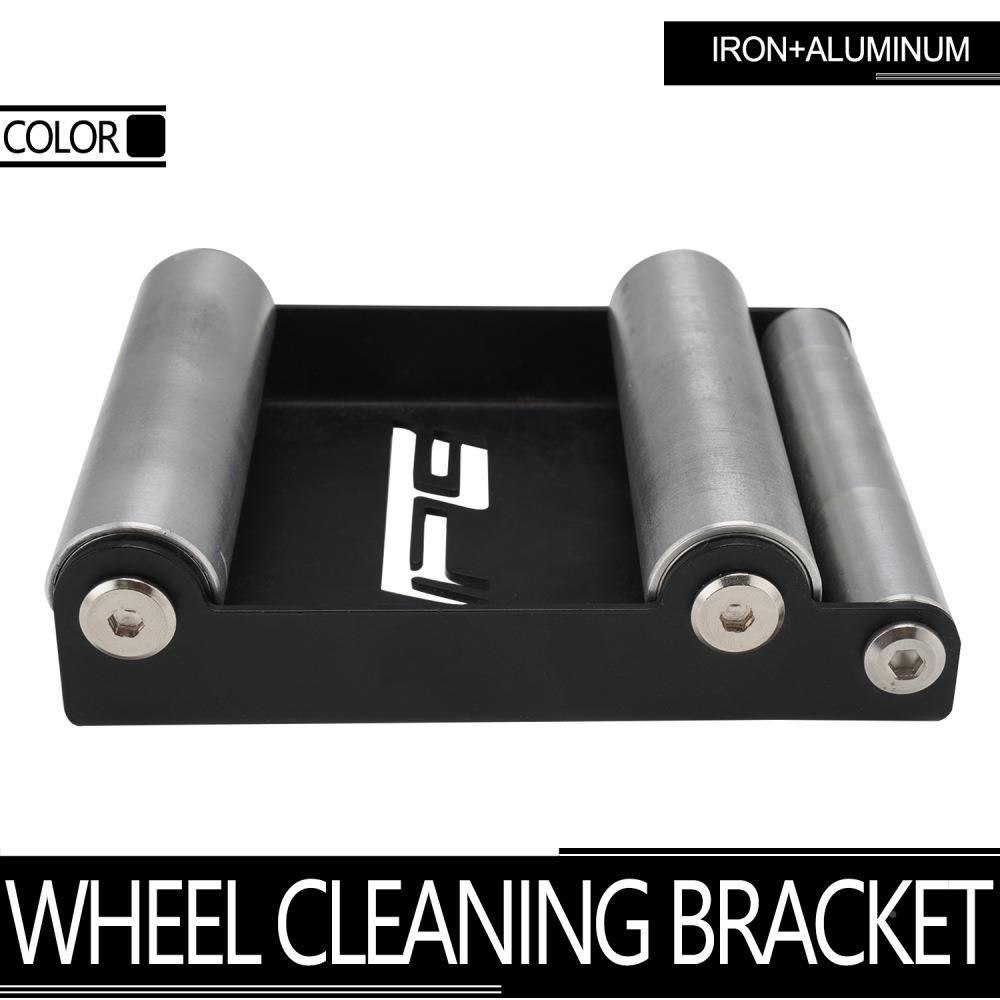 轮摩托车通用铝合金机保养清洗滚托支架重起车架架润滑打蜡S-00- - 图0