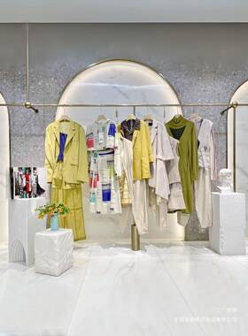 人像雕塑服装店橱窗装饰品摆件展示台增高摆设台现代简约落地底座