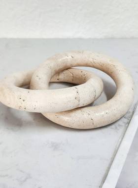 现代极简几何件家居装软装样摆板房售楼处酒店客厅品玄关ZEL饰摆