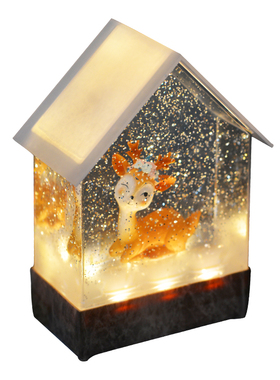 飘雪音乐水晶球音乐盒礼物酒吧服装店咖啡厅客厅房间氛围灯摆件