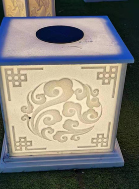 户外摆件石灯庭院仿古石雕石灯笼园林广场小品夜灯照明石灯