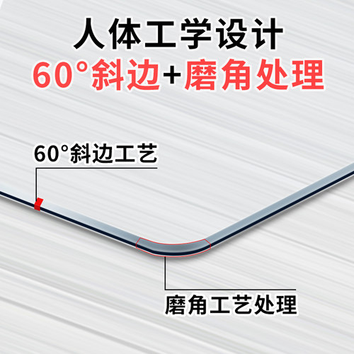 无味伸缩折叠椭圆形pvc岩板餐桌垫软玻璃桌布防烫隔热桌面保护膜 - 图2