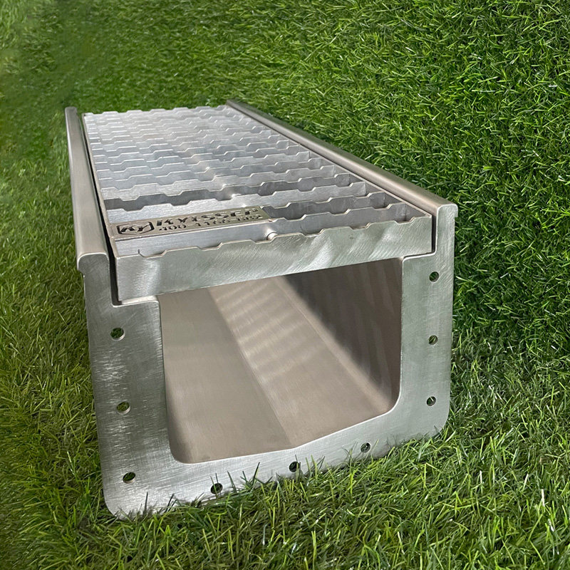 恳盈成品不锈钢排水沟U型槽法兰连接免焊庭院厨房下水槽排水槽,淘宝优惠券,粉丝福利购,淘宝优惠卷