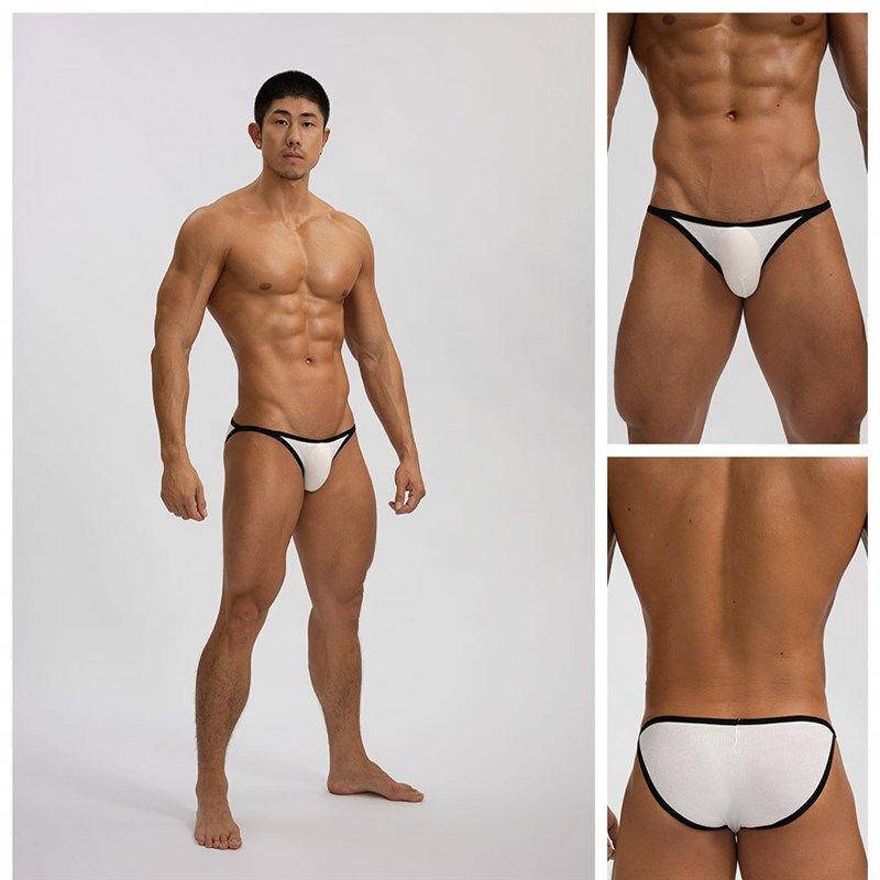 男士窄边性感低腰小三角内裤单层薄款U凸修身透气夏季,淘宝优惠券,粉丝福利购,淘宝优惠卷