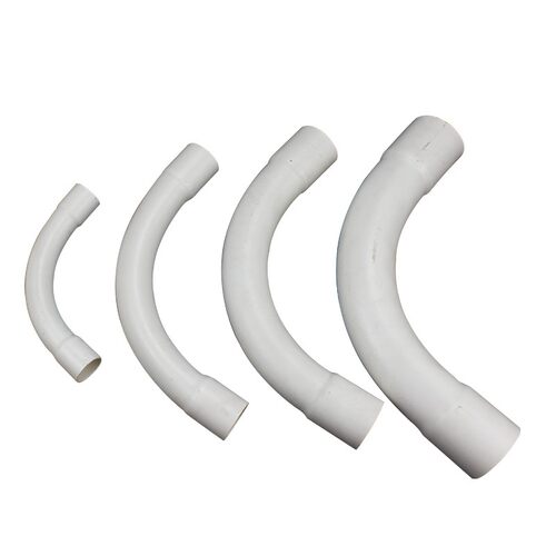 pvc月亮弯16 20 25 32 40 50红蓝机制月弯大弧度弯头电线管月牙湾 - 图3