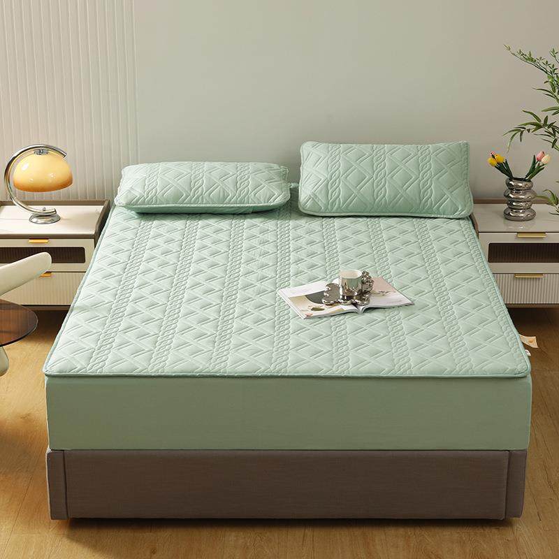 A类全棉床笠夹棉床垫保护套席梦思保护罩家用学生宿舍床笠款,淘宝优惠券,粉丝福利购,淘宝优惠卷