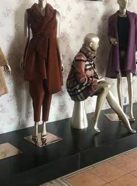 长子方形形烤漆地台网红直播模特婚纱墩酒发光F96SJSS6展示吧梯台