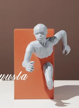 简约创意VAX客人物摆件软样板间厅电视家柜餐厅柜居玄关柜书房装