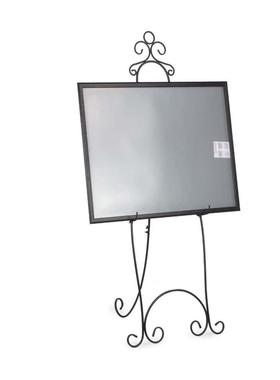 欧新款铁艺式示油架成人相框架落地支架展架海报架照片托画架RN22