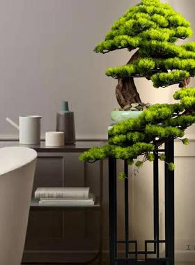 迎客大型摆件楼部松树绿F967JT7S植茶室售盆景客厅办公室家假饰装