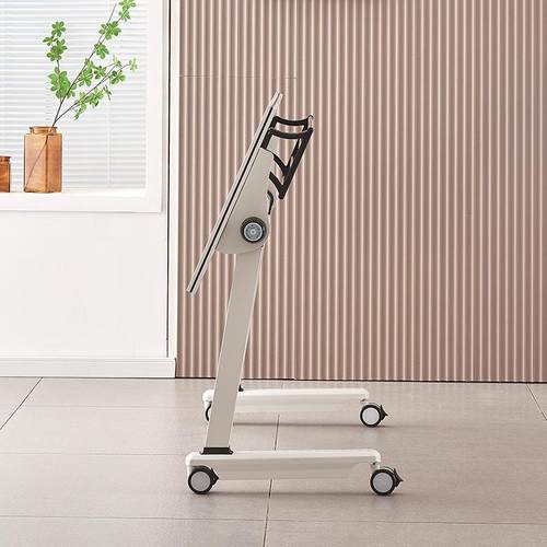 折叠培训桌可移动拼接学校辅导班办公桌组合课桌带轮侧翻长条桌 - 图2