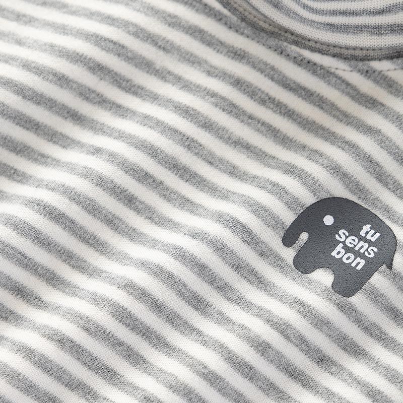 秋冬儿童男孩童宝宝纯棉磨毛A类中高领保暖打底衫无骨秋衣长袖t恤 - 图1