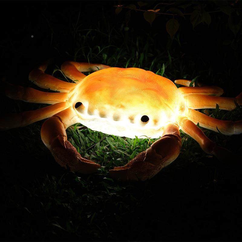 仿真螃装蟹螃蟹灯庭院户外摆件饰动物乌水龟池造景仿真鸭子鱼池发,淘宝优惠券,粉丝福利购,淘宝优惠卷