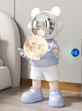 太空人落地摆件客厅电视柜旁边大型装饰品宇航员网红乔迁开业礼物