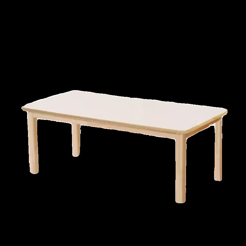 Solid wood mixed color children's table and chair set white kindergarten complete set of tables and chairs baby game table desk