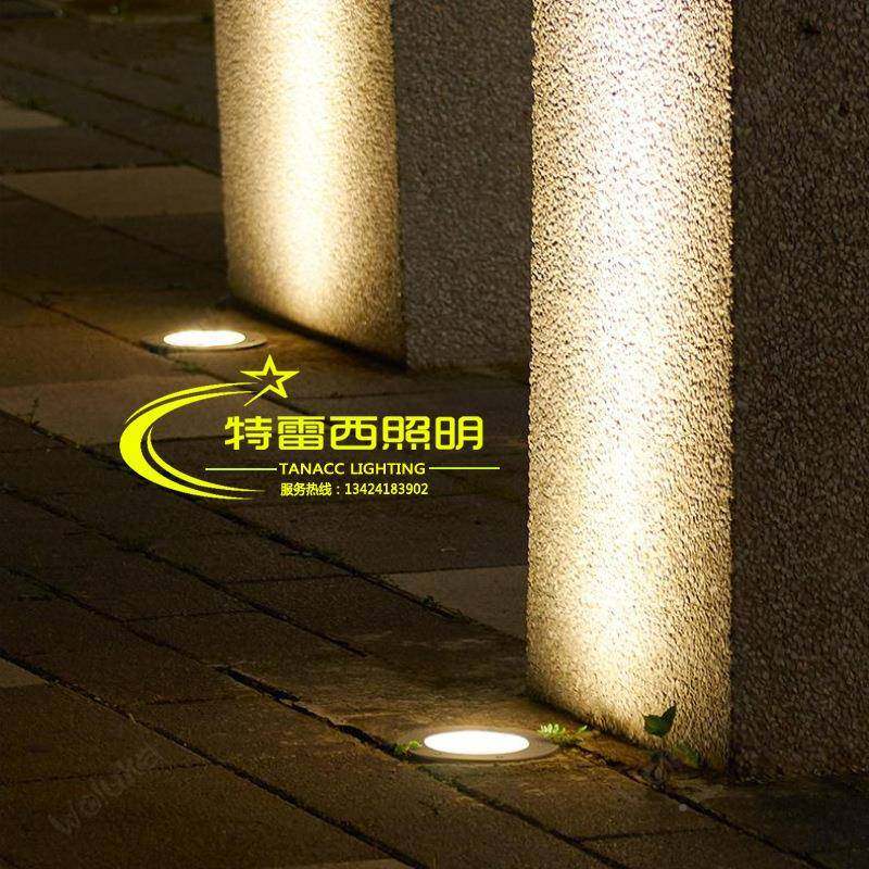3特雷西照明直销L1ED6W户外防水嵌入草坪TNC-DMDA地灯工程专埋用D - 图1