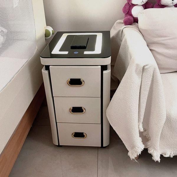 家用智能床头柜小户型创意轻奢实木迷你窄床边柜简约现代2023新款,淘宝优惠券,粉丝福利购,淘宝优惠卷