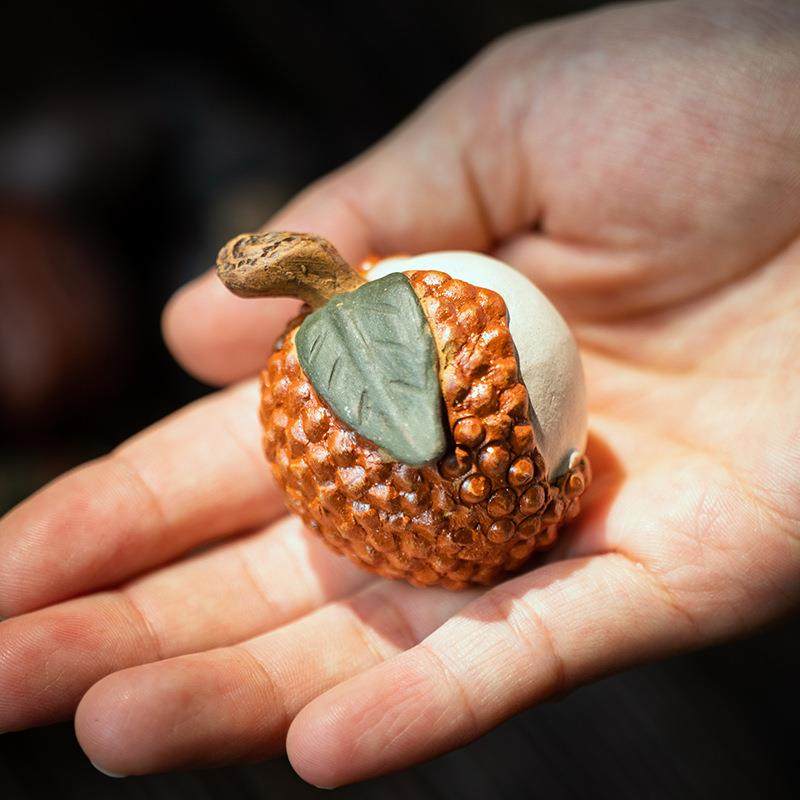 宜兴紫砂茶宠水果摆件蔬菜枣子石榴荔枝茶具雕塑柿子石榴茶玩,淘宝优惠券,粉丝福利购,淘宝优惠卷