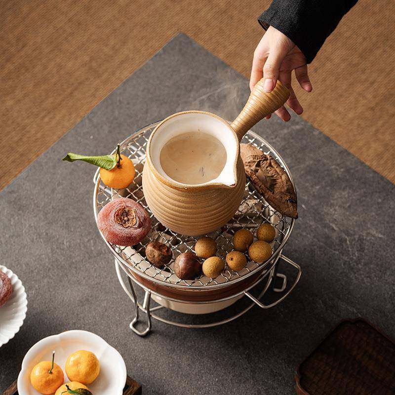 围炉煮茶家用室内中式茶馆陶罐侧把煮茶壶碳火网红罐罐茶煮茶器,淘宝优惠券,粉丝福利购,淘宝优惠卷