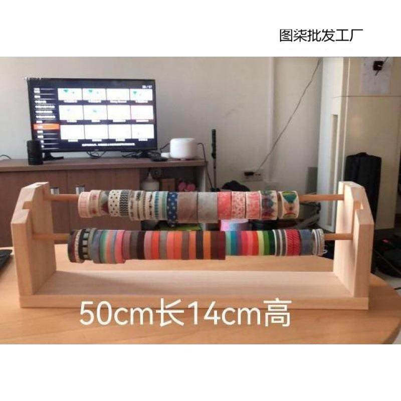 J/J爆款宝塔线收纳挂钩编织实木线架桌面收纳商用玉线架小号 - 图2