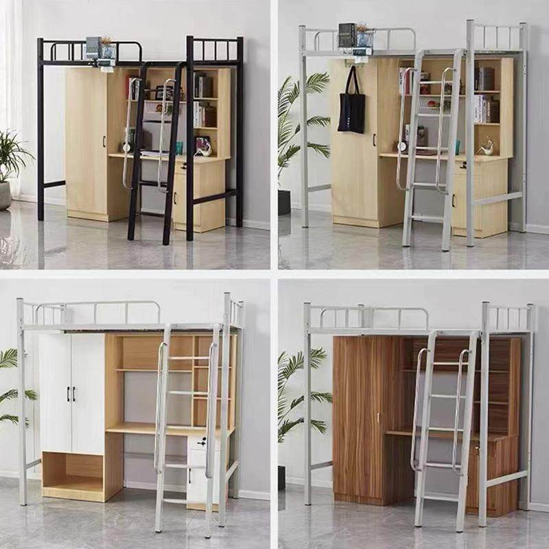 宿舍上床下桌床企业职工公寓床小户型铁架床带楼梯双人床双层床,淘宝优惠券,粉丝福利购,淘宝优惠卷