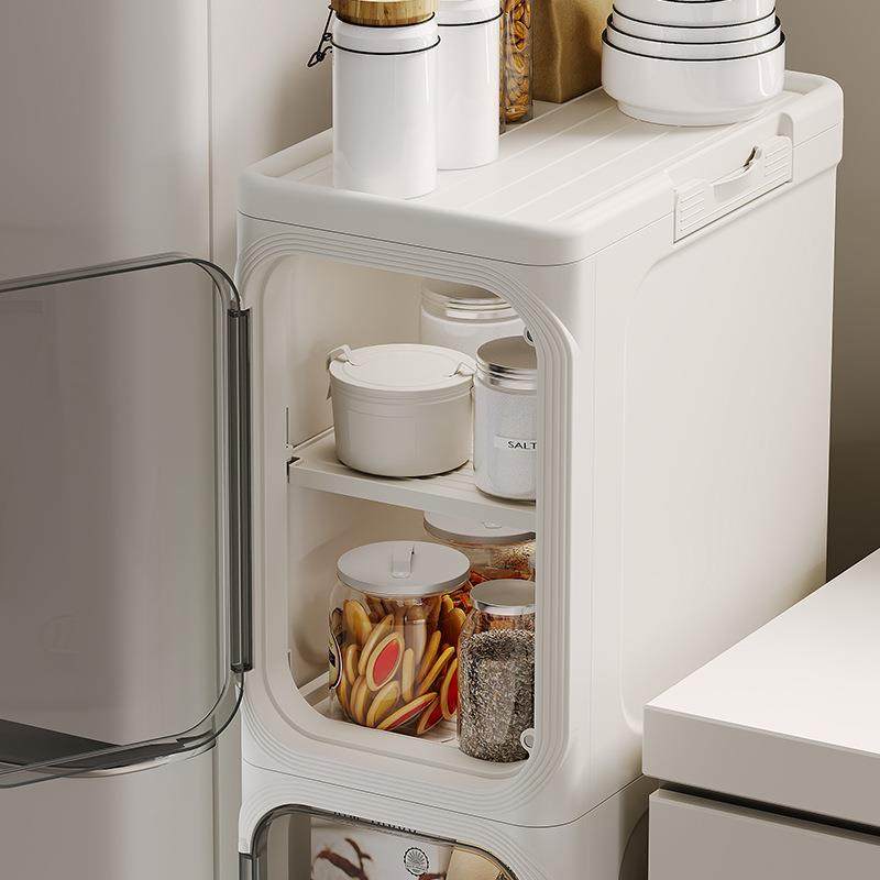 【严选】家用夹缝柜洗手间窄缝分类储物柜折叠带轮防尘夹缝收纳柜,淘宝优惠券,粉丝福利购,淘宝优惠卷