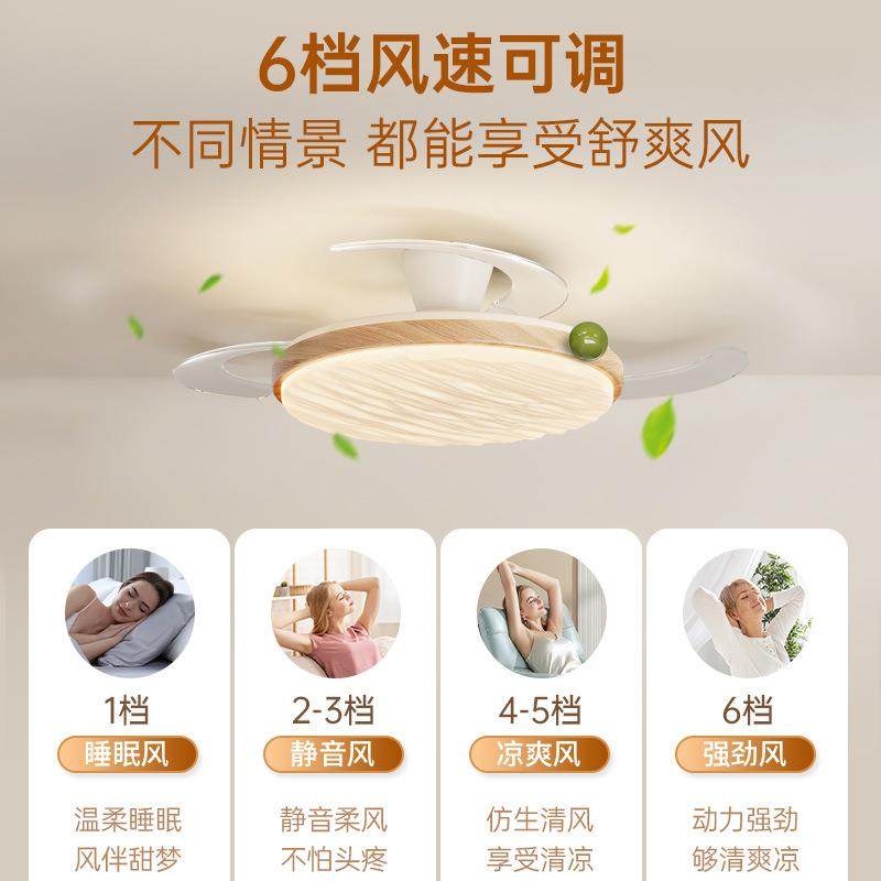 吸顶风扇灯餐厅风扇灯隐形客厅吊扇灯奶油风静音智能护眼风扇灯,淘宝优惠券,粉丝福利购,淘宝优惠卷