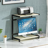 Computer monitor elevated keyboard printer storage rack office main box rack TV base