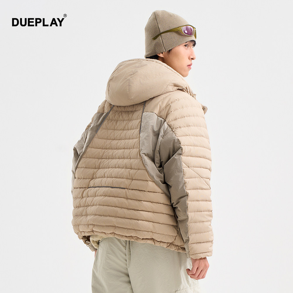 【明星郑恺潮牌】冬季白鸭绒羽绒服连帽轻薄保暖防水外套男女新款,淘宝优惠券,粉丝福利购,淘宝优惠卷