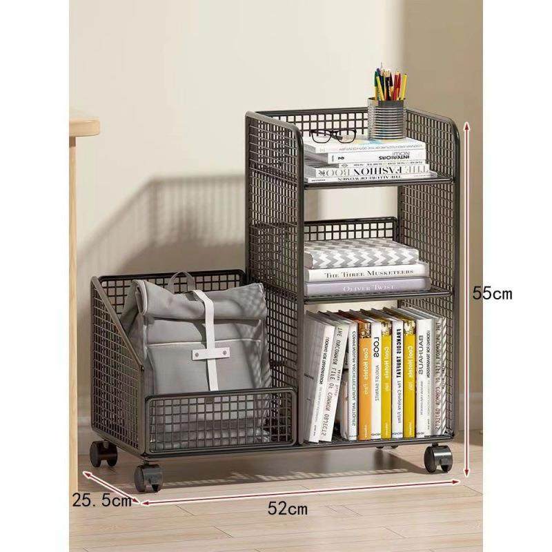 书包架可移动桌下书架置物架带轮学生放书包收纳盒书桌旁儿童书本,淘宝优惠券,粉丝福利购,淘宝优惠卷