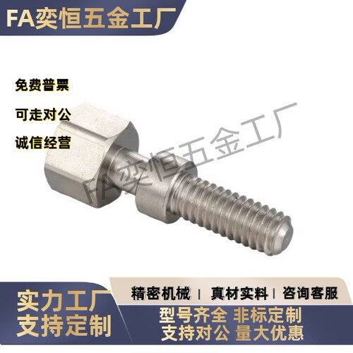 粗牙调整螺栓AJSTM10/12/16-70 75 80 85 90 95 100 110 外六角型 - 图3