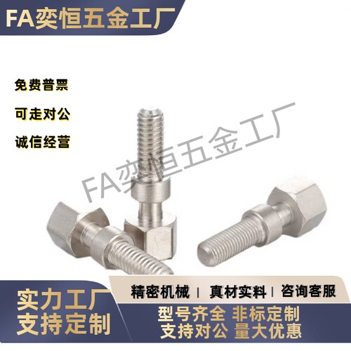 粗牙调整螺栓AJSTM10/12/16-70 75 80 85 90 95 100 110 外六角型 - 图1