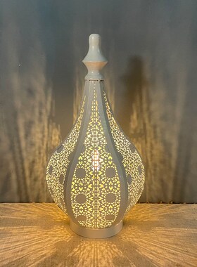 新卧室灯气氛装饰家居照明爱迪生古董灯泡铁欧式台灯简单摆件