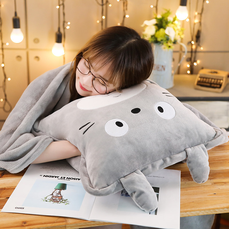 办公室午休午睡神器枕头汽车内抱枕被子两用折叠靠枕三合一毯子,淘宝优惠券,粉丝福利购,淘宝优惠卷