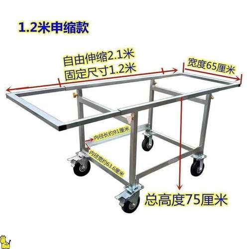 市地摊小推摊车多功夜能折摆叠车拆SPF卸摊位推拉车带轮子移动地 - 图3