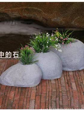 商场店儿童节大花CF-0563酒盆花组创意异形合成花器户外广场合落