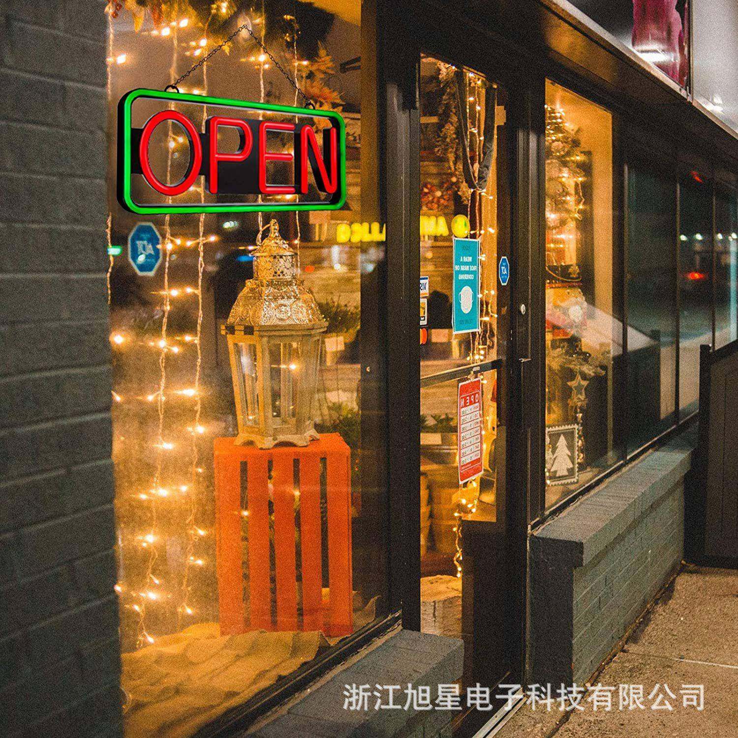 LEDOPENSIGN遥控款控制悬挂店铺招牌霓虹灯发光标识LED广告灯牌,淘宝优惠券,粉丝福利购,淘宝优惠卷