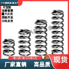 WH4/5/6/8/10/12/13- 5/10/15/20/25/30/35/40/45/50圆线螺旋弹簧 - 图2