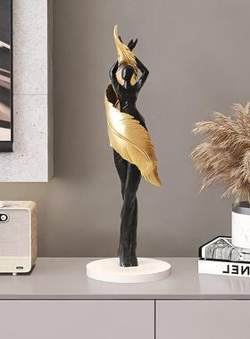 简约现代艺bk240918术灯摆小抽雕象装饰品客厅酒柜电视柜玄关高级
