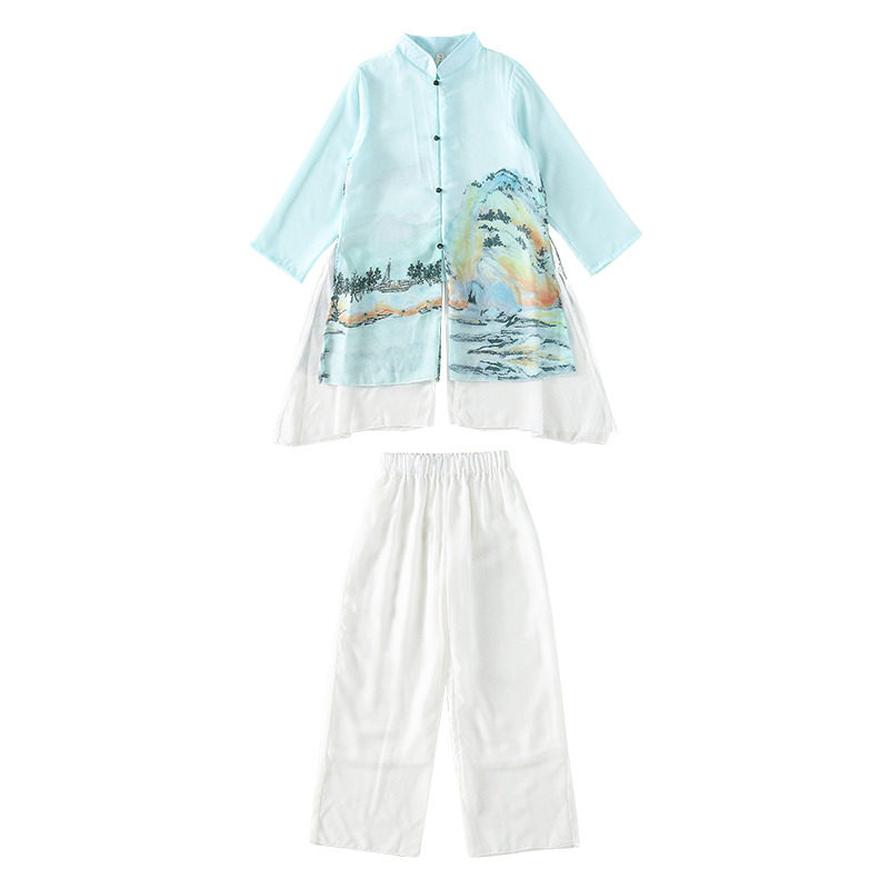 儿童汉服男童中国风春季古风新款女童六一古装演出服唐装园服班服,淘宝优惠券,粉丝福利购,淘宝优惠卷