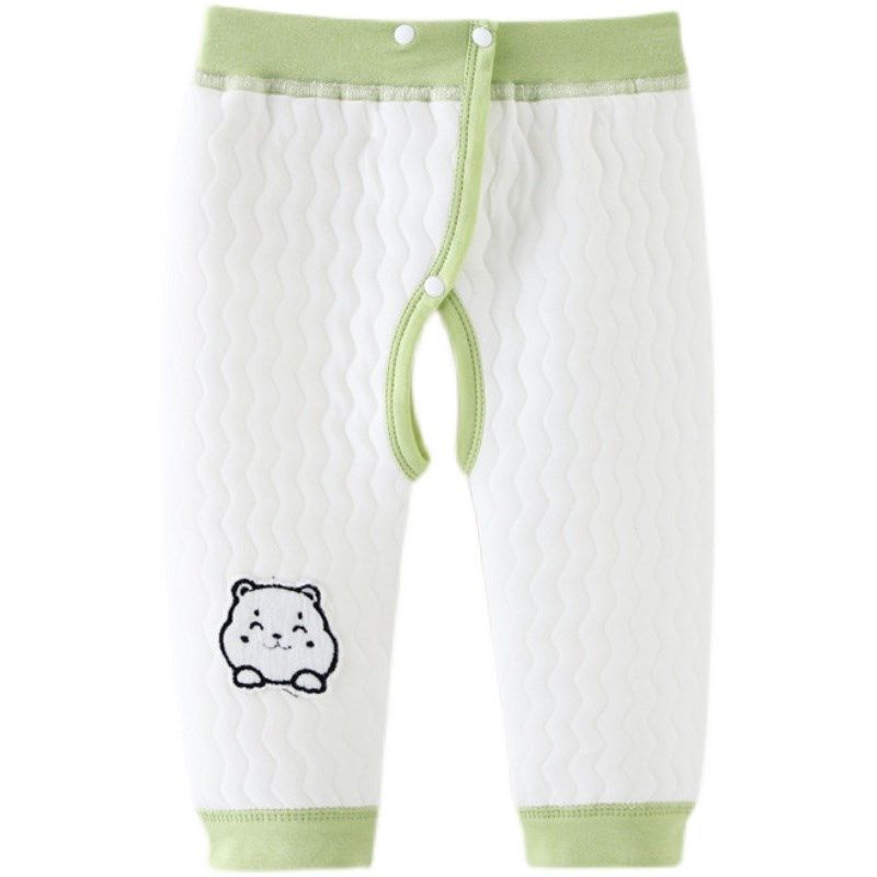 新生婴儿裤子无骨三层空气夹棉加厚开裆秋裤春秋冬男女宝宝保暖裤,淘宝优惠券,粉丝福利购,淘宝优惠卷