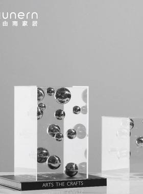 极房简创风间意立体空间球摆件样板售楼处展厅桌面软装饰品JLD摆