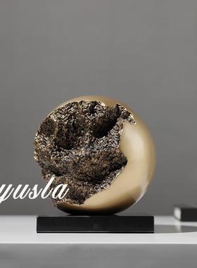 新中式简柜约关复古摆件视书房客厅电HHL柜酒柜餐厅样板房玄软装