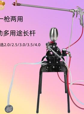 彩田W-101长杆油漆喷枪手动加长杆喷漆枪气动长杆光触