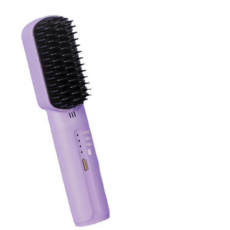 USB充电便携式直发梳神器无线负离子不伤发直卷两用宿舍不用移动,淘宝优惠券,粉丝福利购,淘宝优惠卷